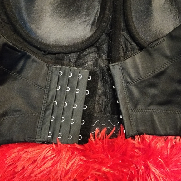 Black Rhinestone Bedazzled Bustier Corset Women's Size M (runs small) - Picture 11 of 15